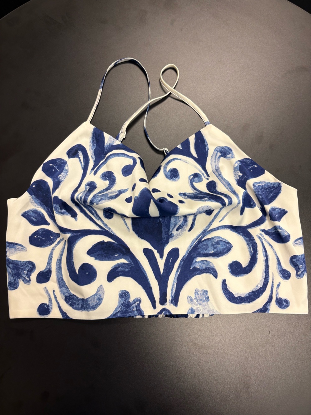 Rachel Zoe Blue and White Floral top
